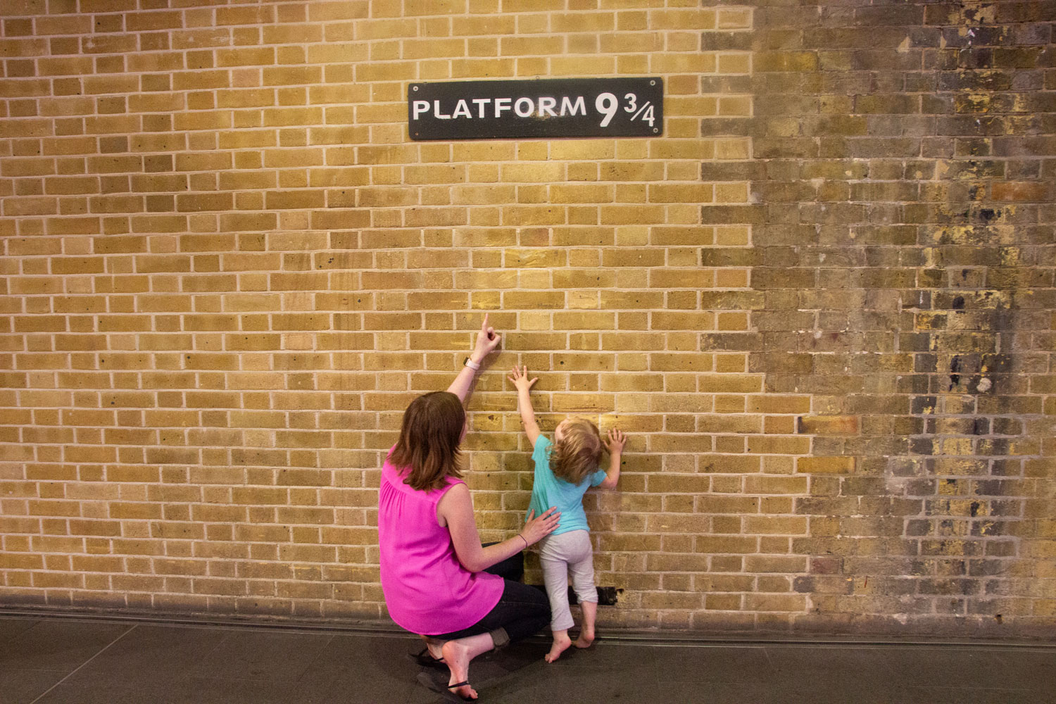 London with Toddlers | King's Cross Station
